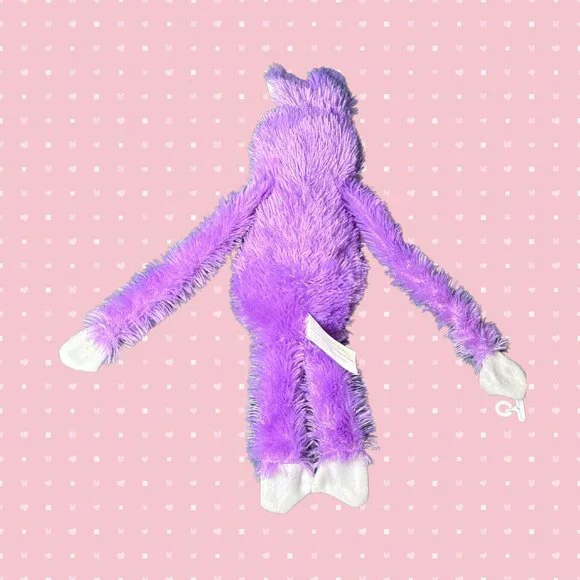 Stuffed Purple Bunny, 14.5" - Picture 3 of 10